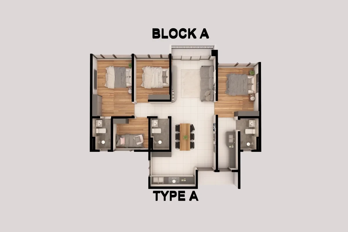 Forescape Type A floor plan