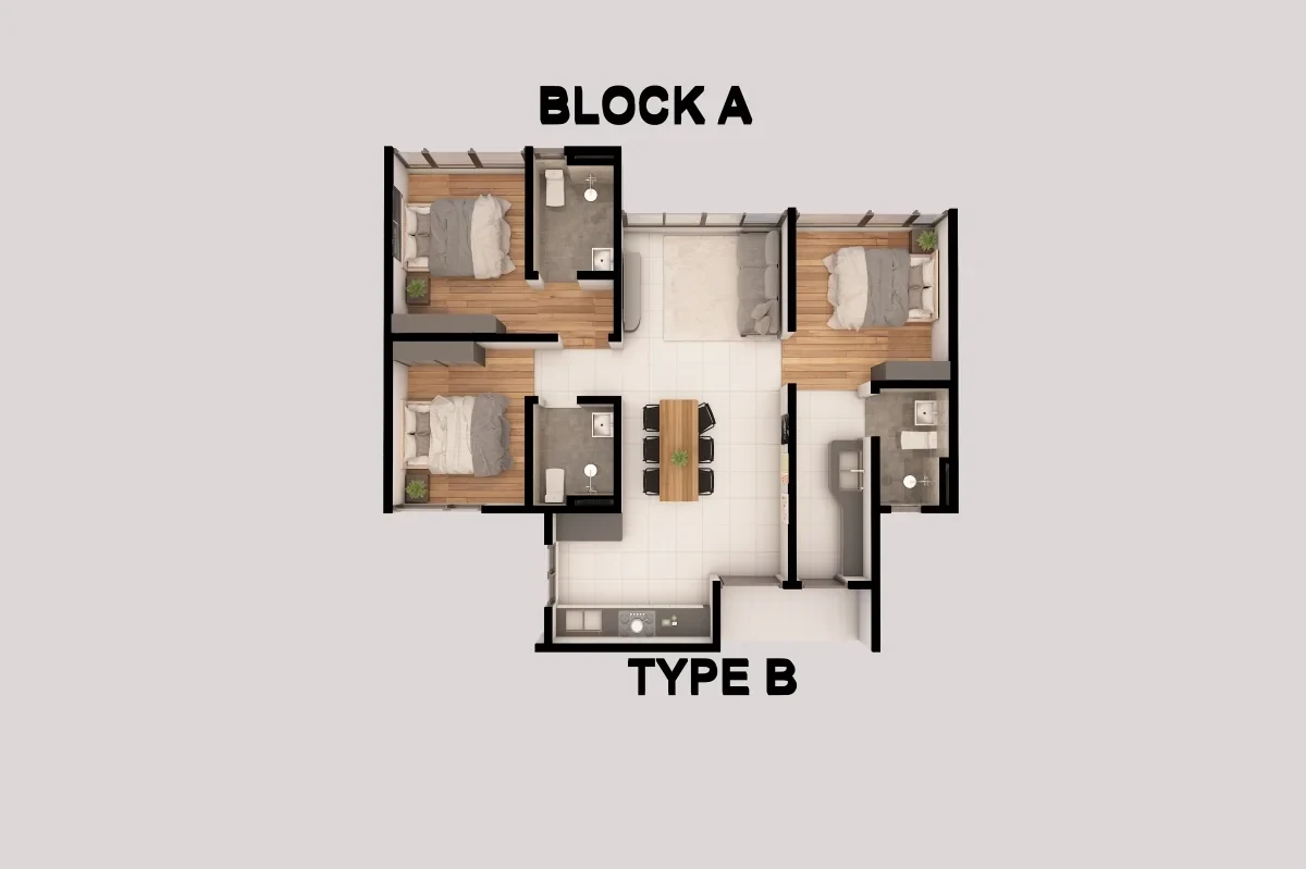 Forescape Type B floor plan