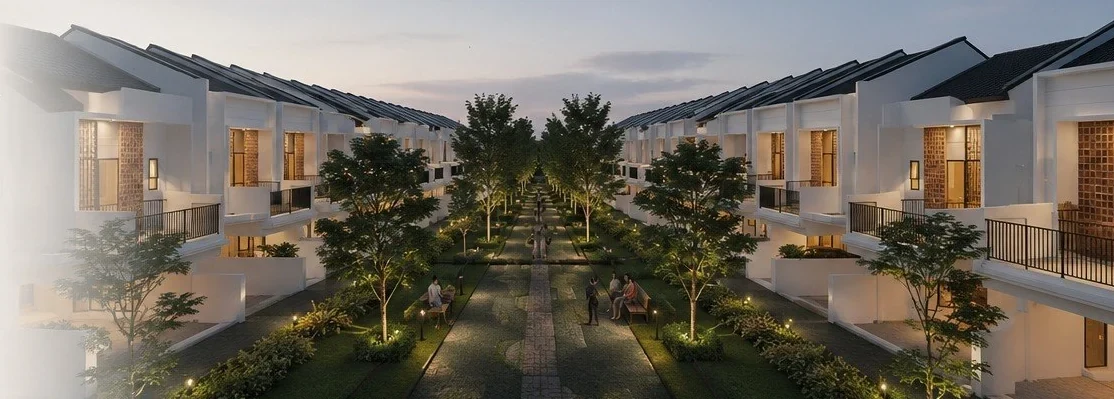 Forresta linear garden - artist impression