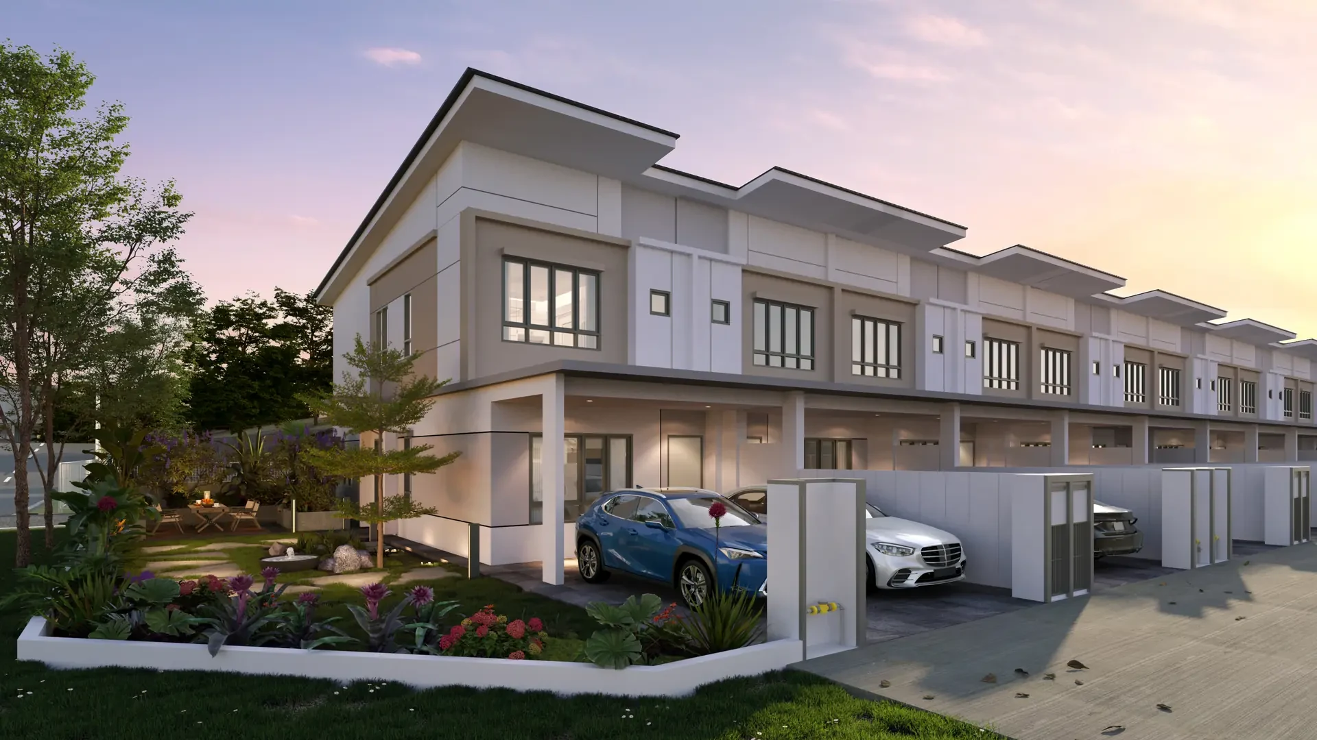 Fraser Heights terrace exterior