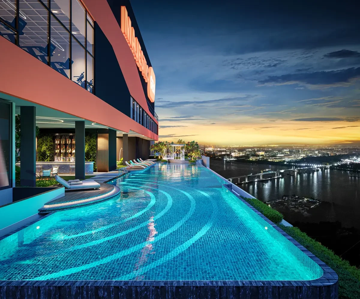 Gen Sphere swimming pool - marketing illustration