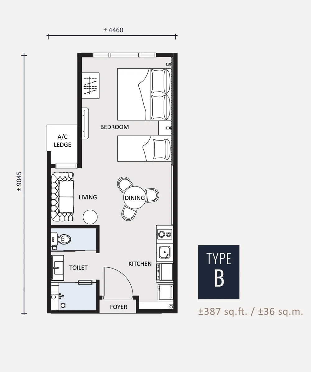 G'Vinton Type B floor plan