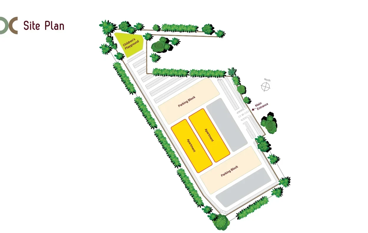Residensi Jati De Meru site plan