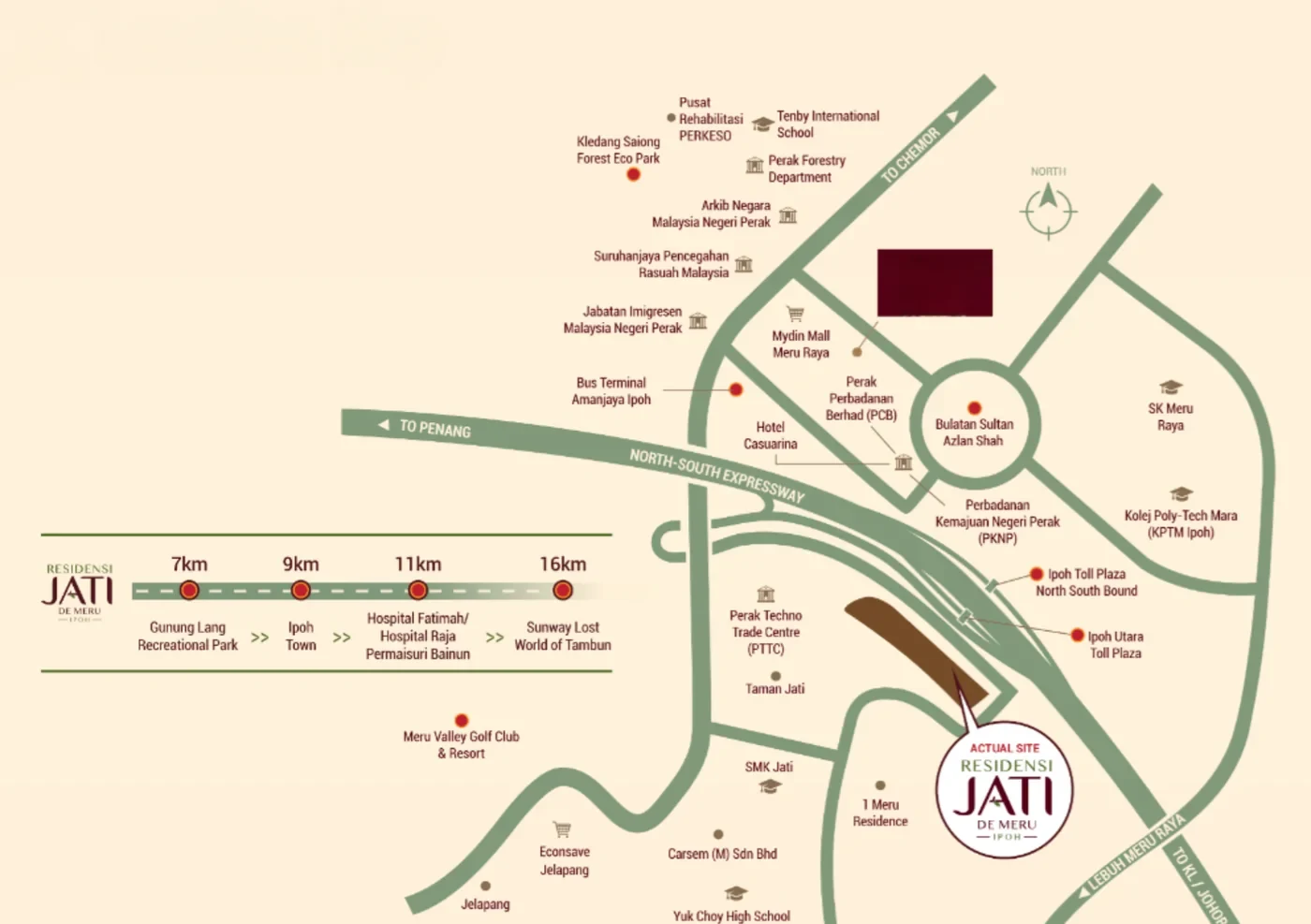 Residensi Jati De Meru location map