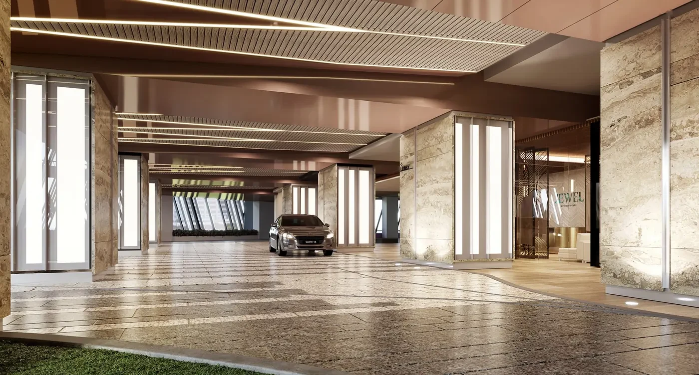 Jewel at Oxley Towers KLCC arrival area