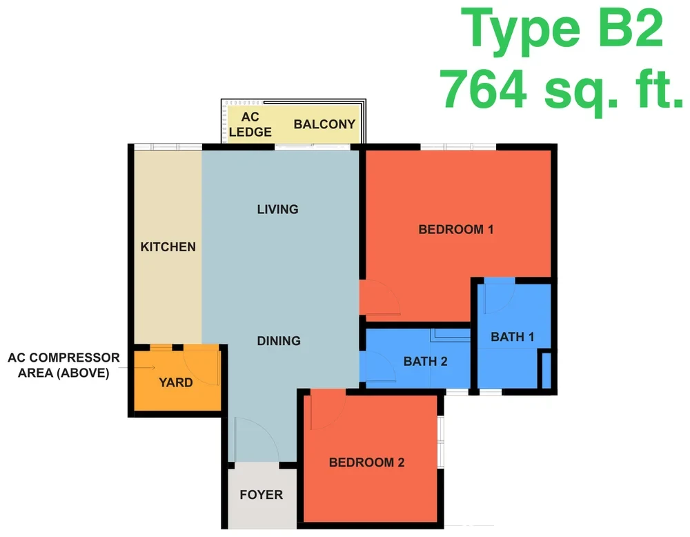 KSL Austin Legacy Type B2 floor plan