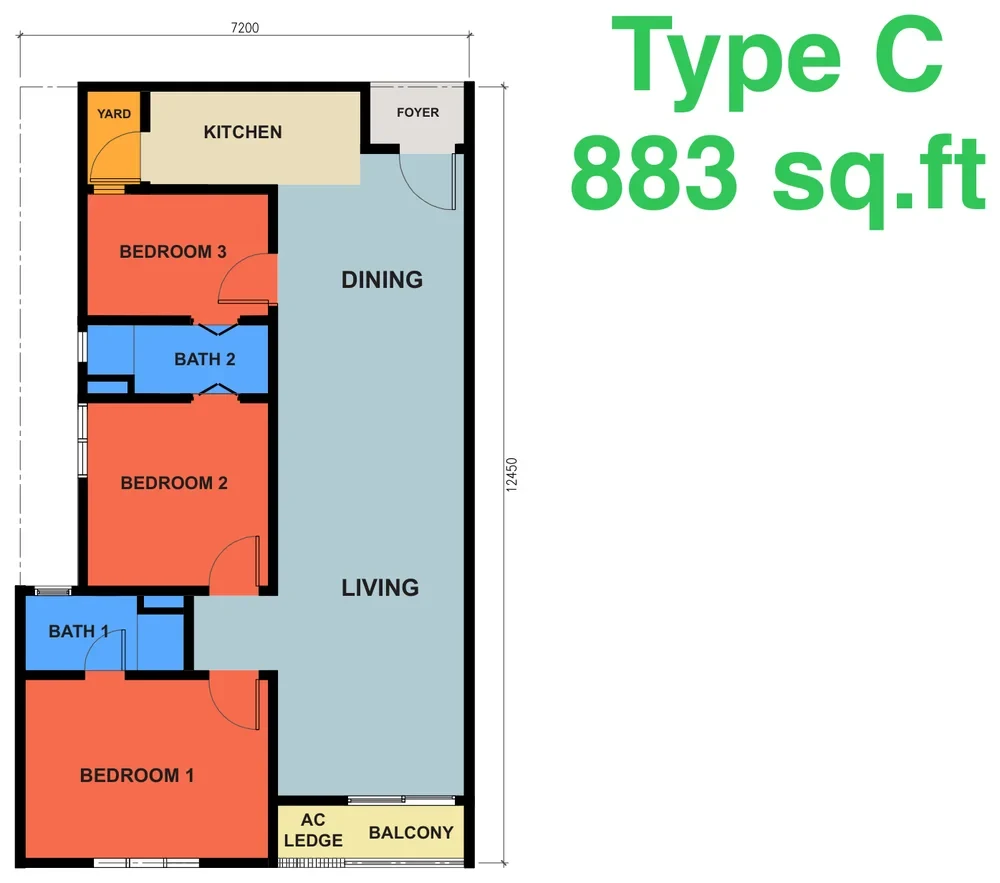 KSL Austin Legacy Type C floor plan