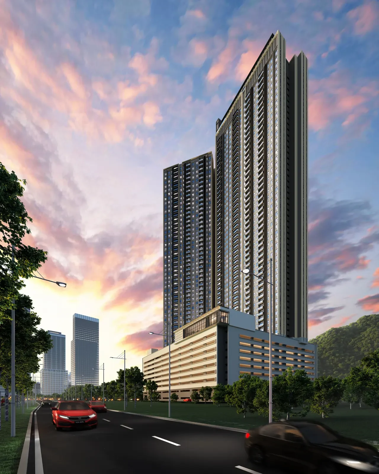 The Lighthauz residential tower