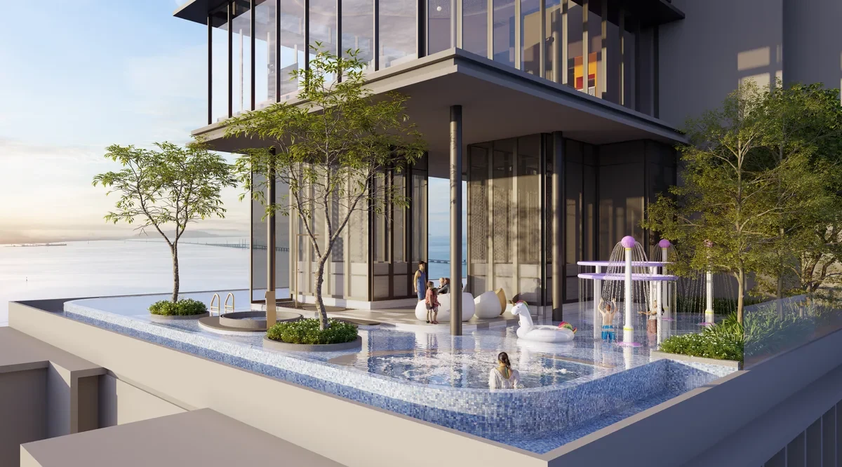 The Lighthauz pool deck