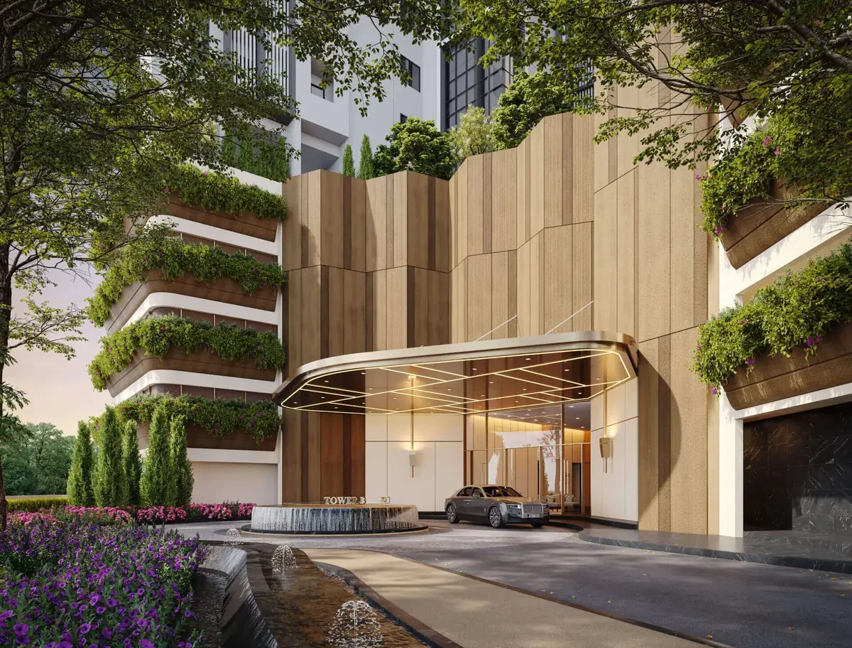 Lightwater Residences arrival entrance