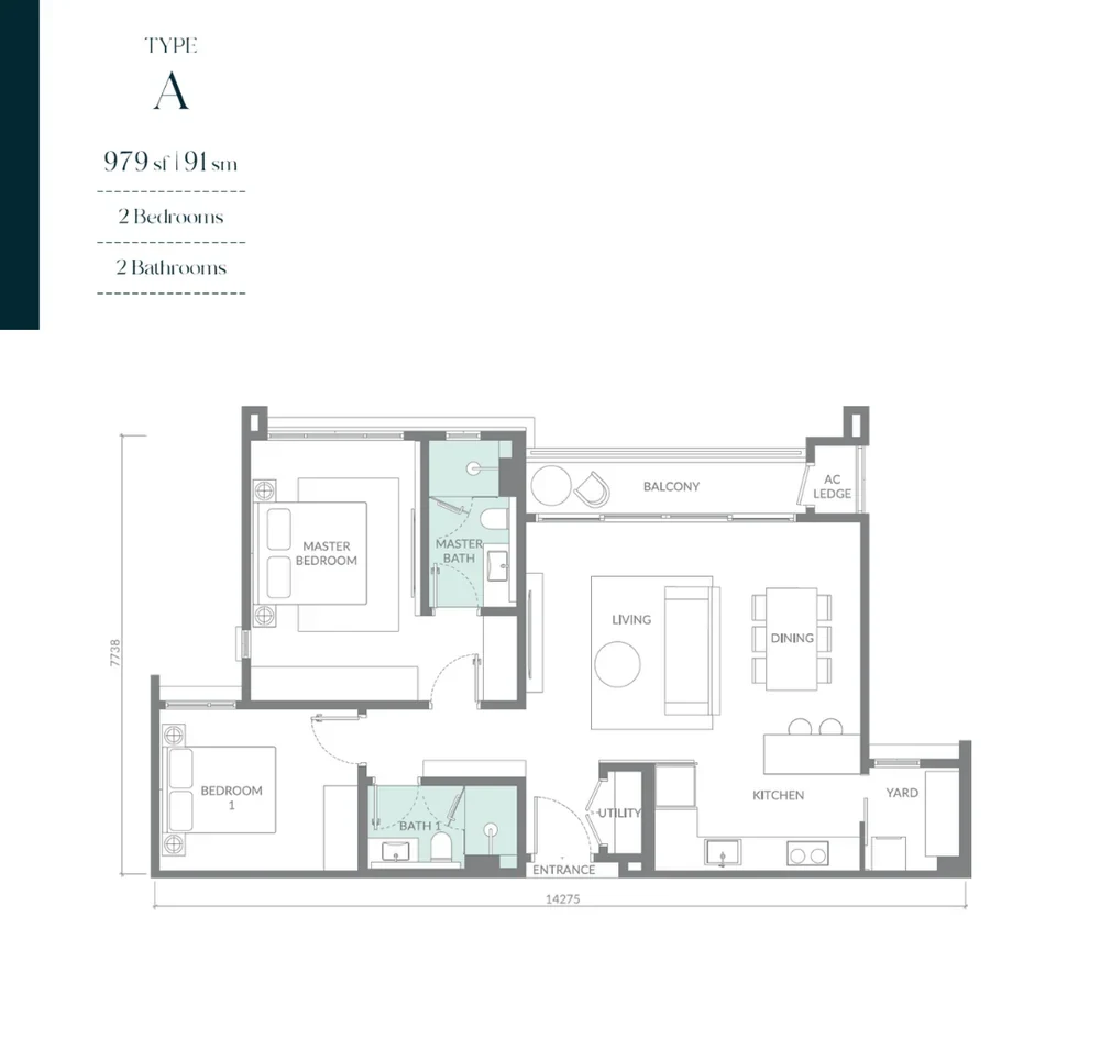 Maris Type A floor plan