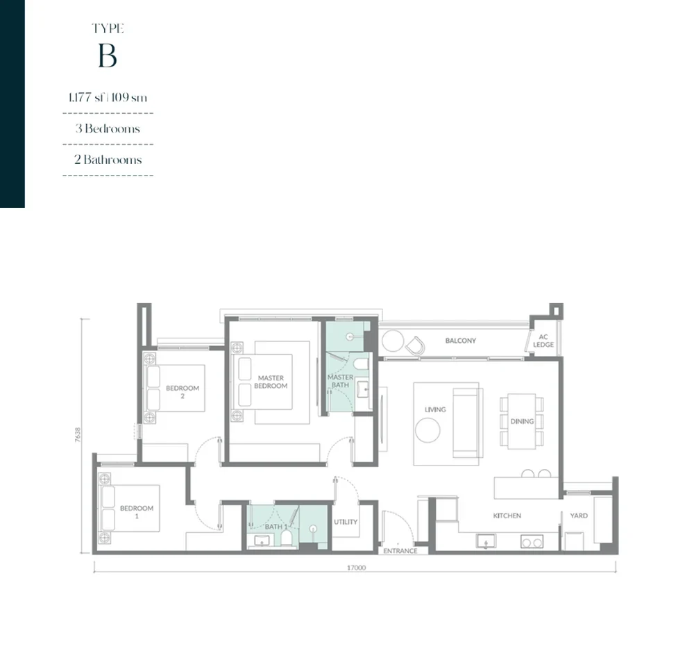 Maris Type B floor plan