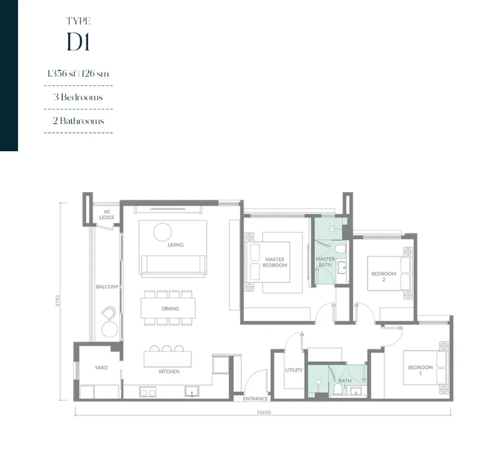 Maris Type D1 floor plan