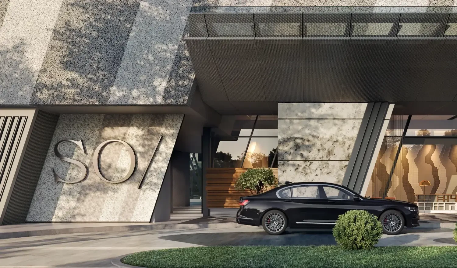 SO/ KL Residences at Oxley Towers arrival entrance