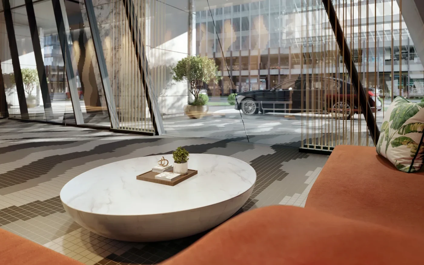 SO/ KL Residences at Oxley Towers residents lounge