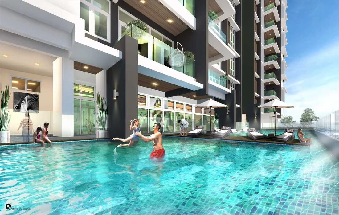 Paradigm Suites swimming pool