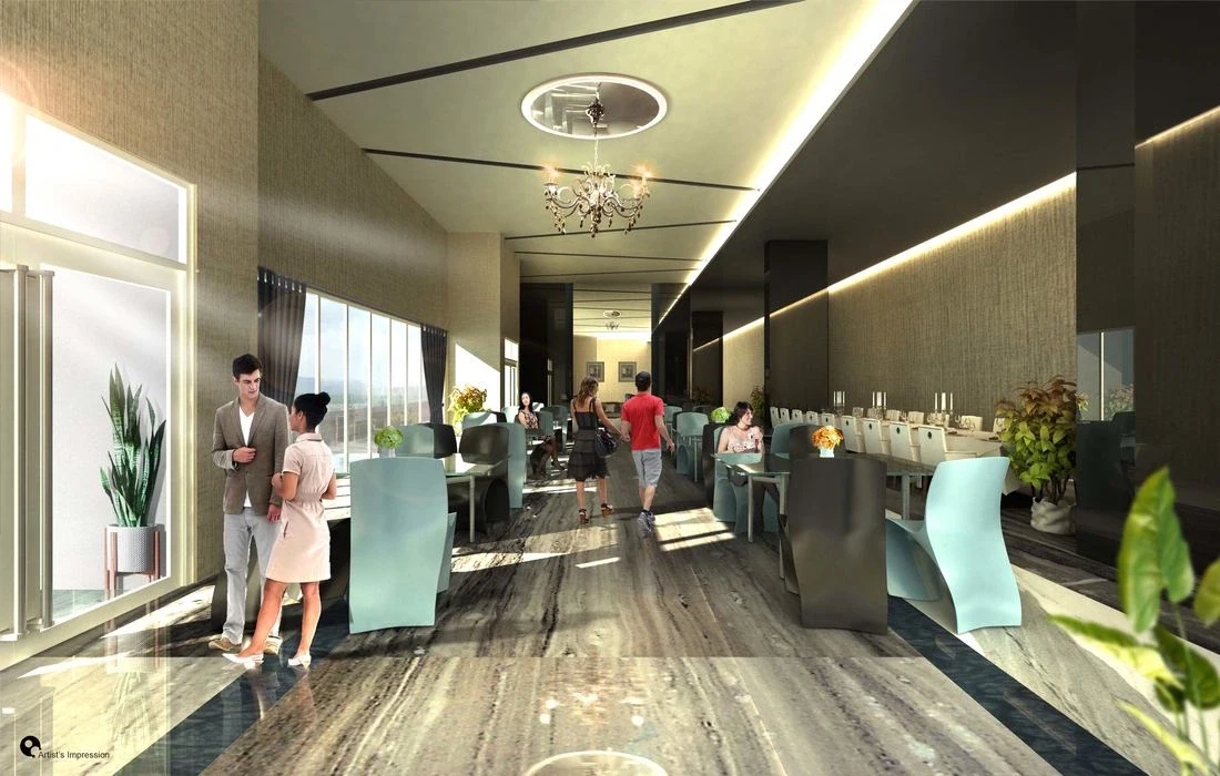 Paradigm Suites residents lounge