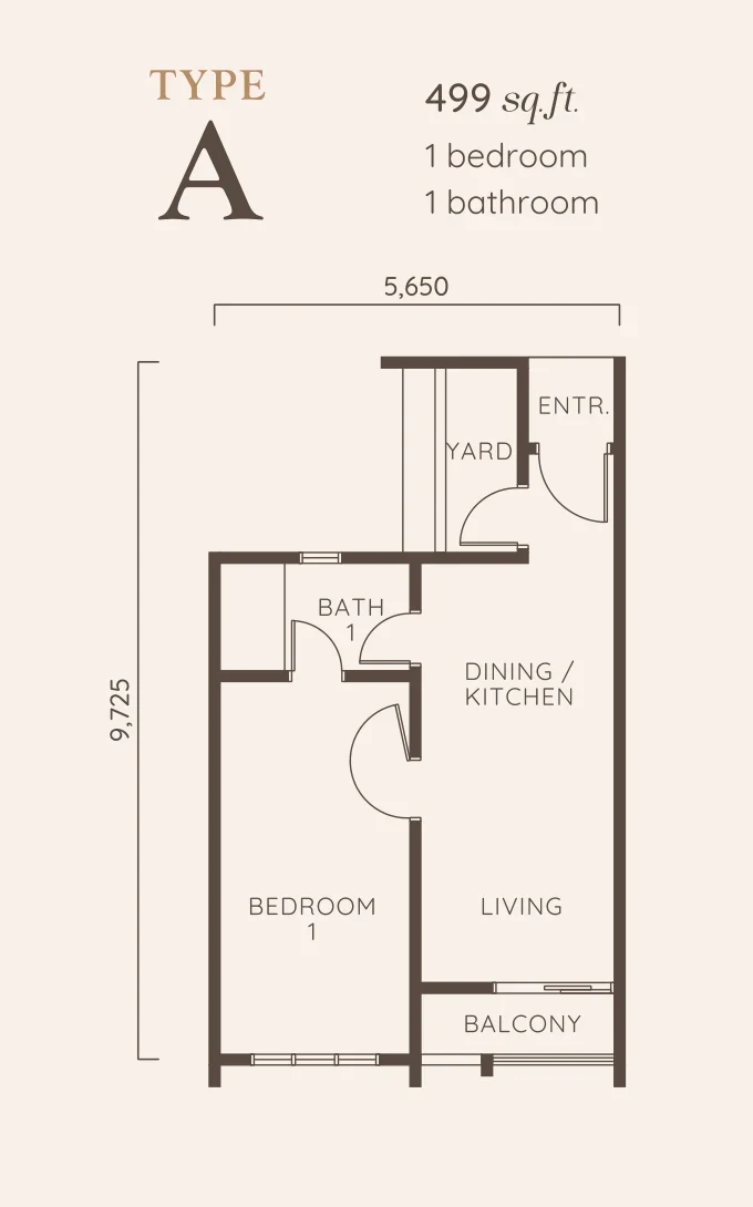Paragon Gateway Type A floor plan