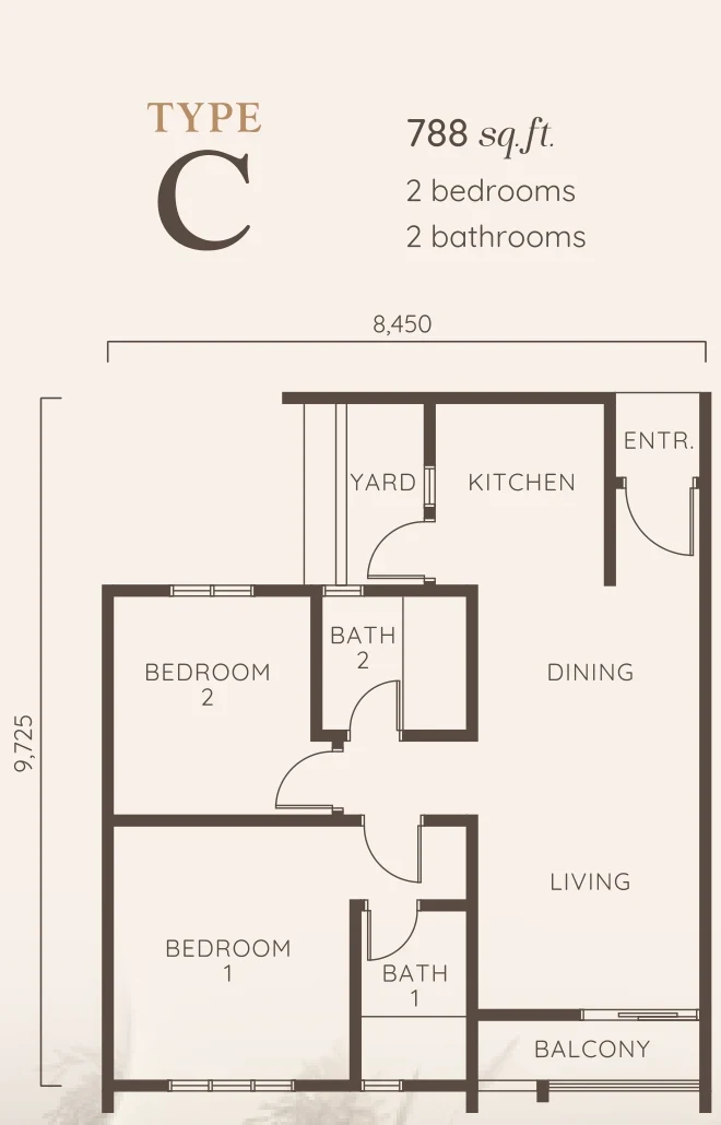 Paragon Gateway Type C floor plan