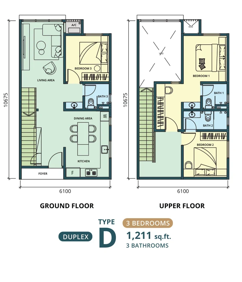 Ponderosa Regency Duplex D floor plan