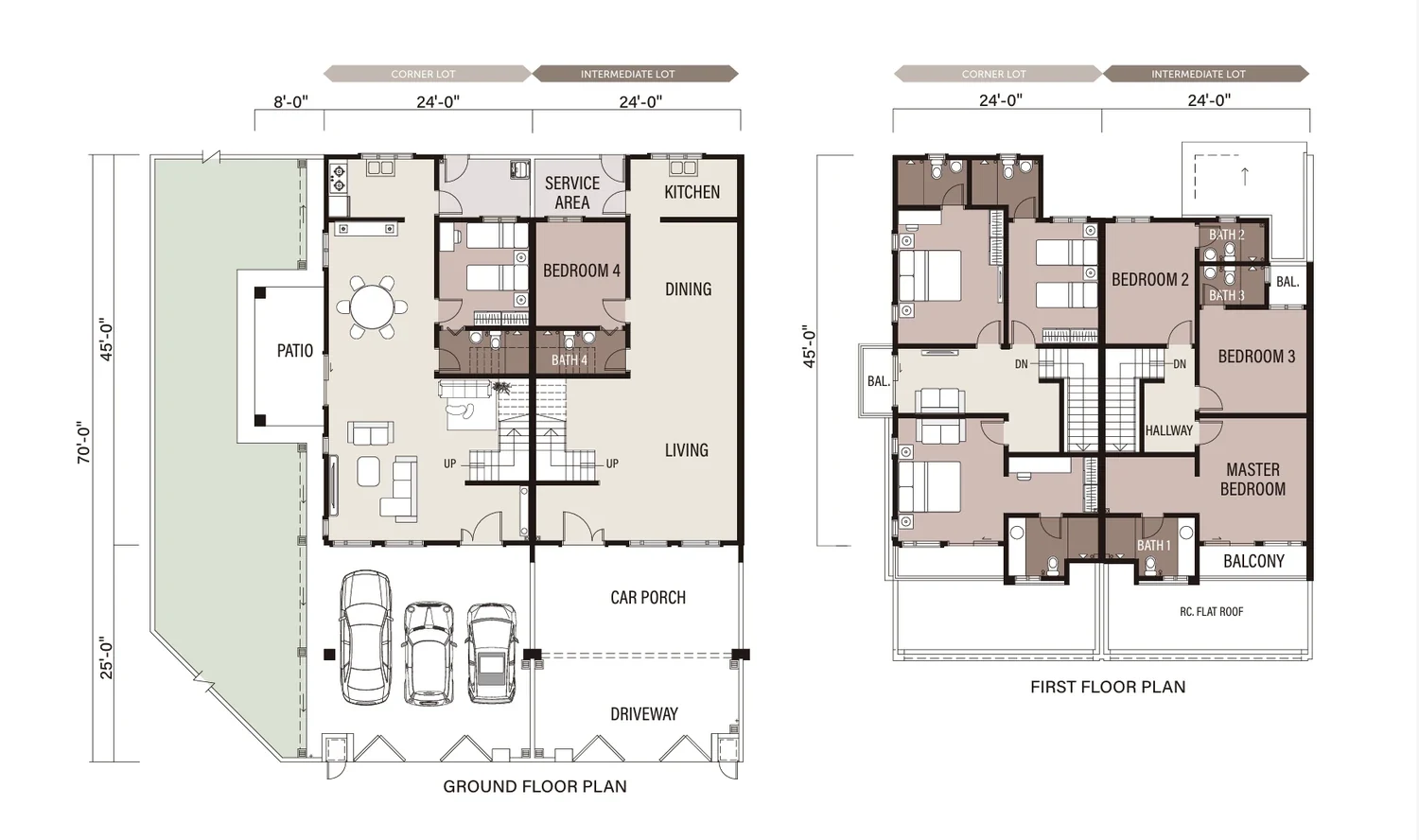 Pulai Heights Super-link terrace floor plan
