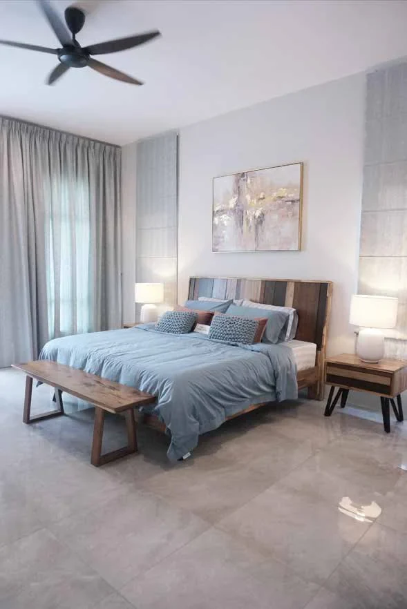 Pulai Heights bedroom - show unit
