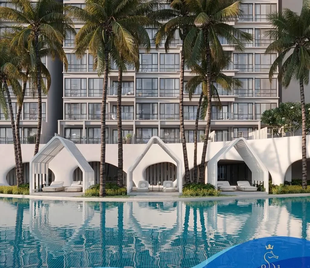 Queens Residences Q3 q3 exterior and pool