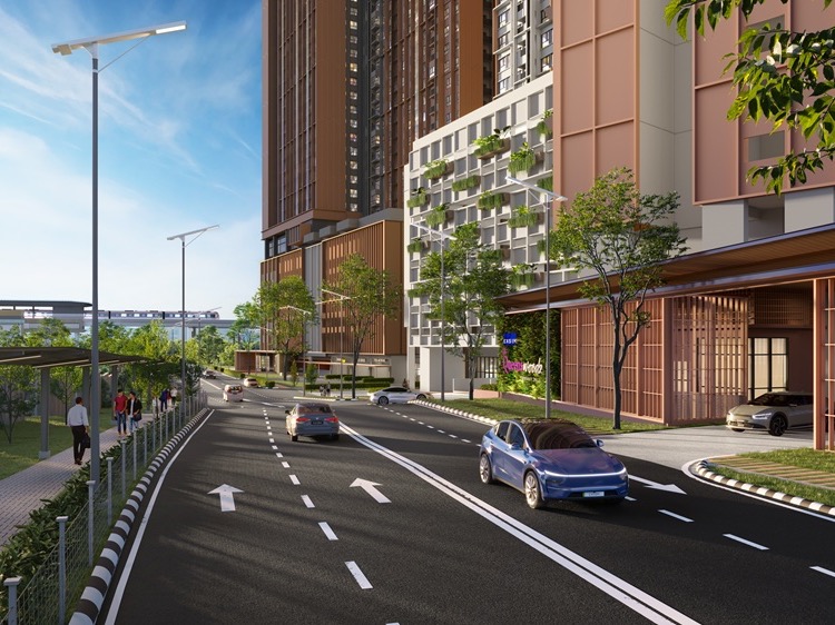 The Queenswoodz Bukit Jalil grand arrival artist impression