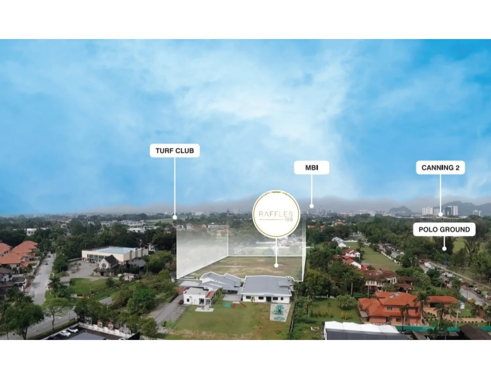 Raffles 188 location overview