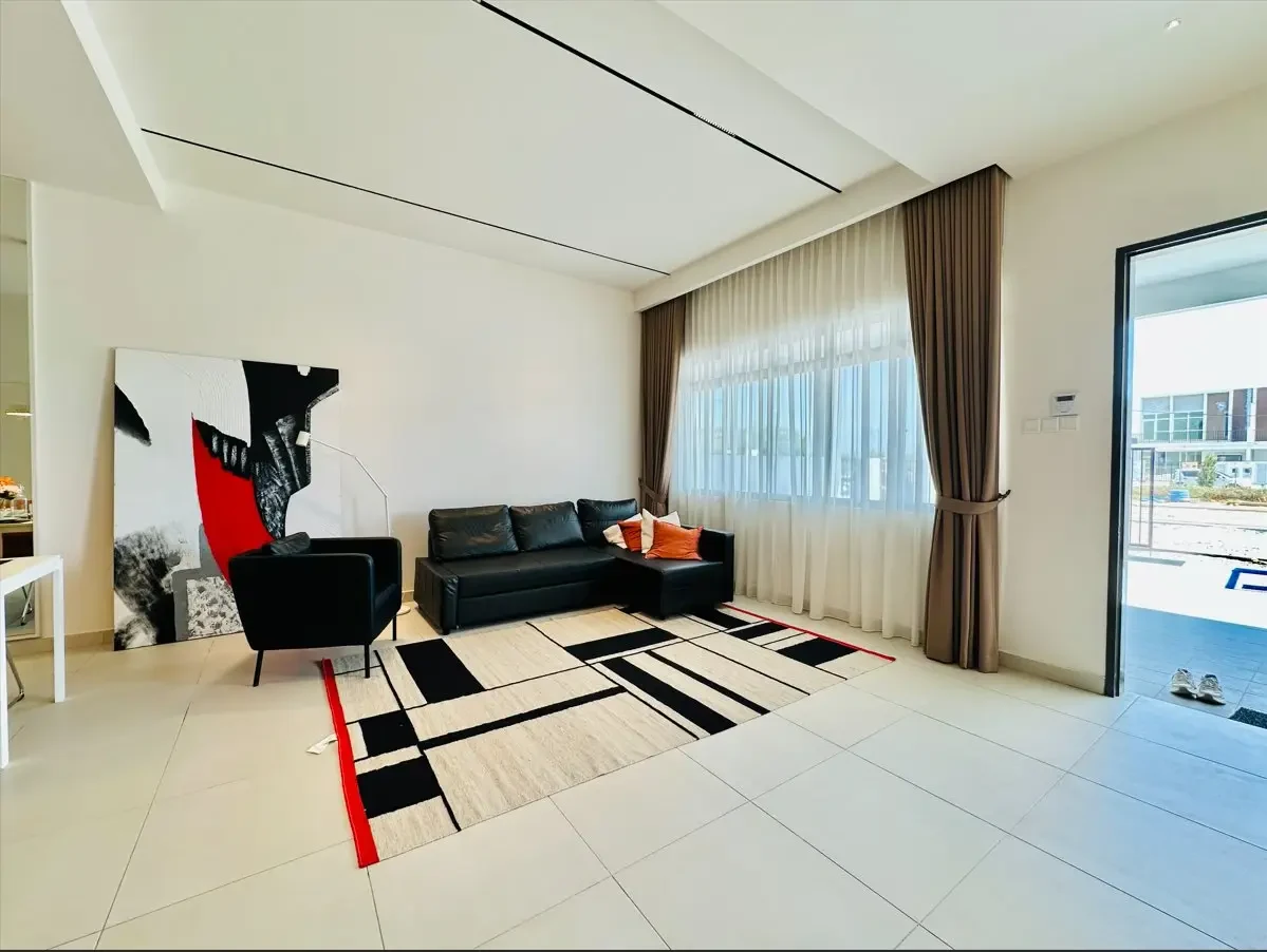 Redhill at Seri Alam show-home living room