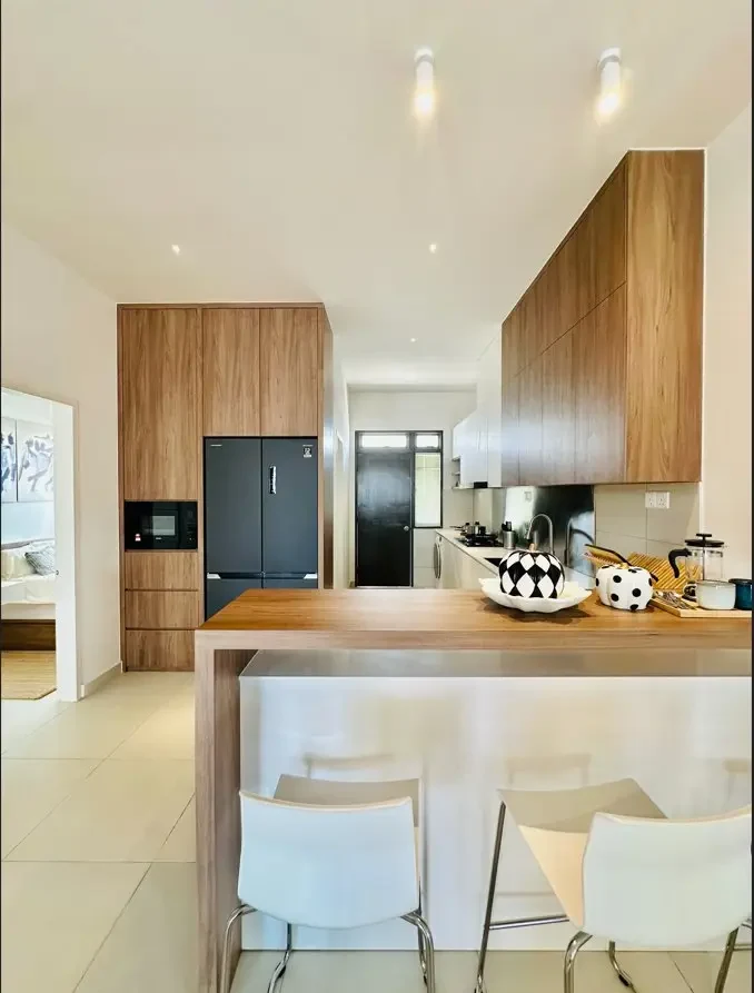 Redhill at Seri Alam show-home kitchen