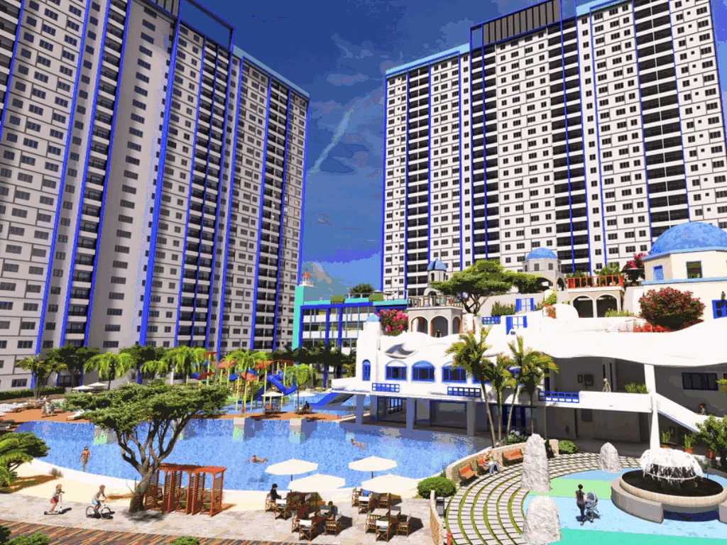 Santorini Ipoh Botani pool and facilities - artist impression