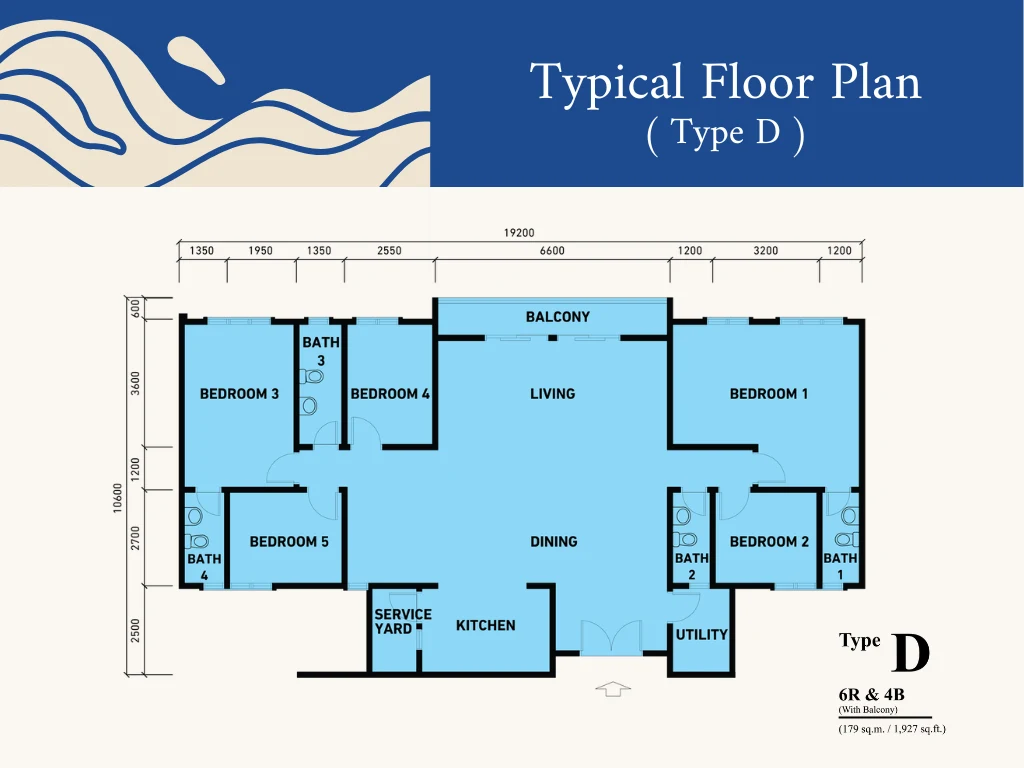 Santorini Ipoh Botani Type D floor plan