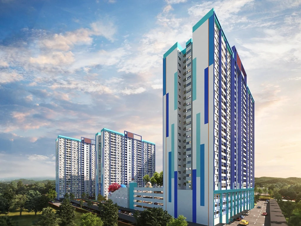 Santorini Ipoh Botani residential towers - artist impression