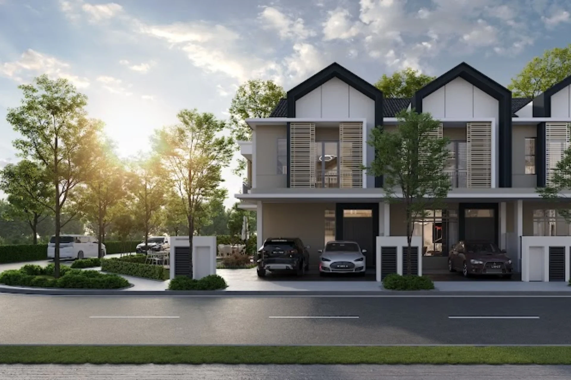 Sanubari 4A terrace exterior - marketing illustration