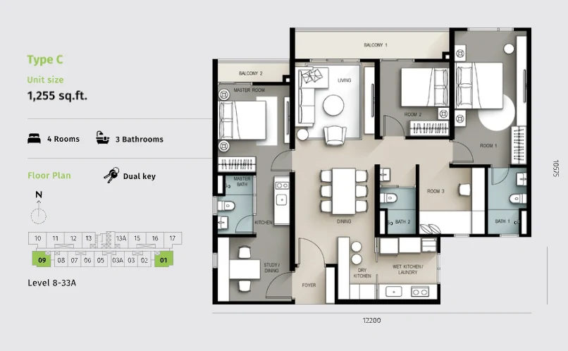 Savana Type C floor plan