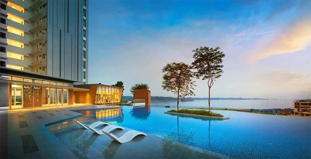 Southern Marina Residences pool deck