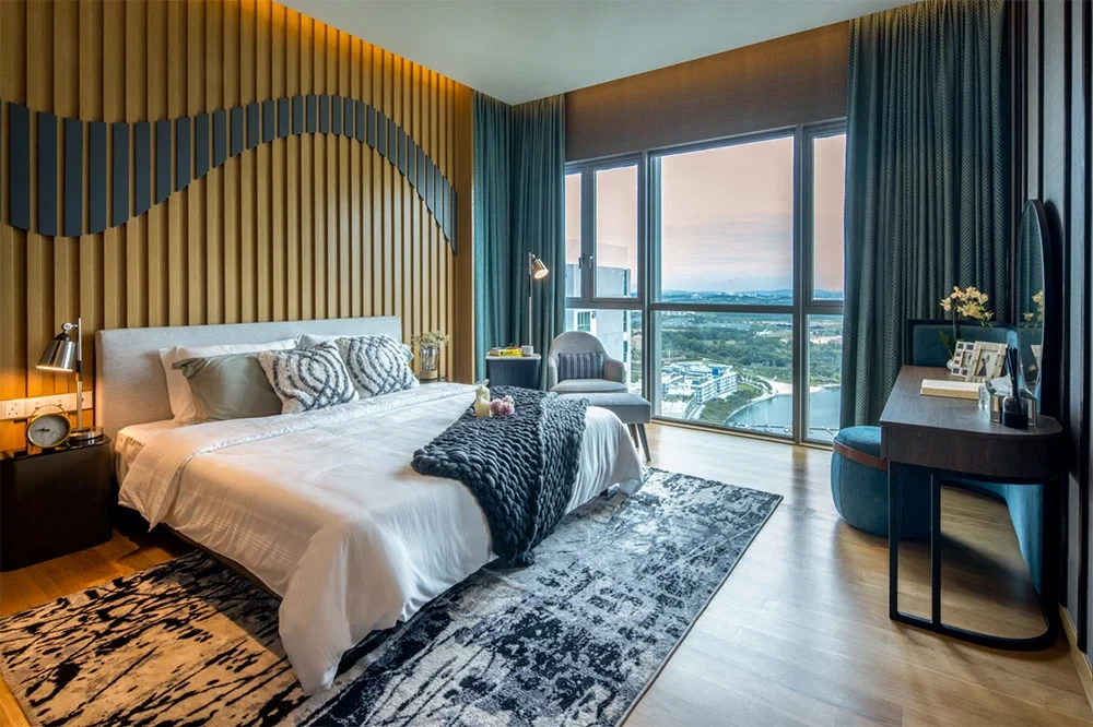 Southern Marina Residences show-unit bedroom