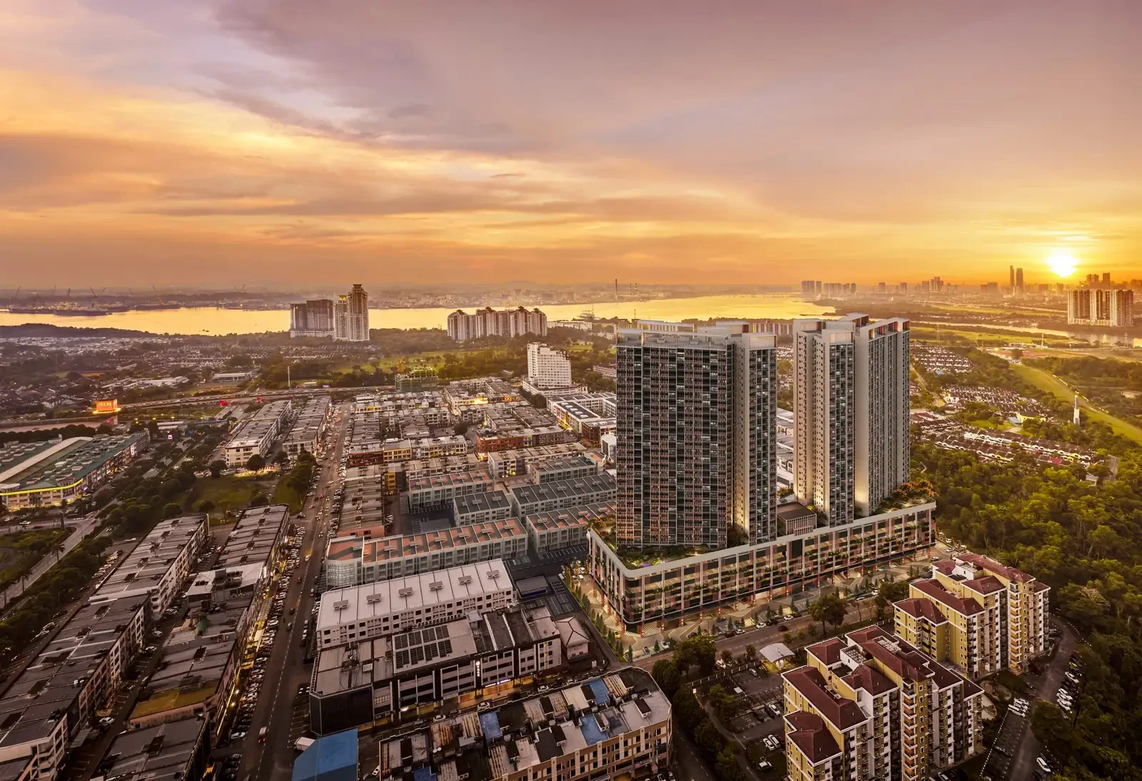 The Straits View DUO development overview - marketing illustration