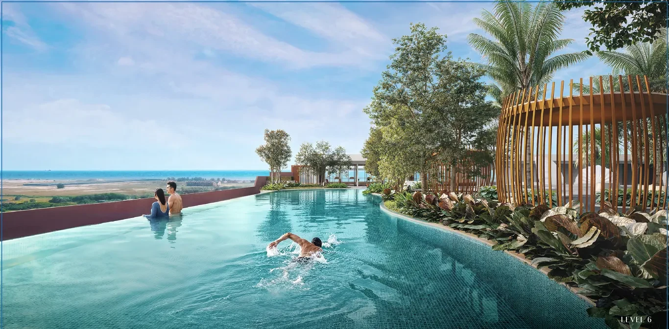 Tagbay Suites pool terrace