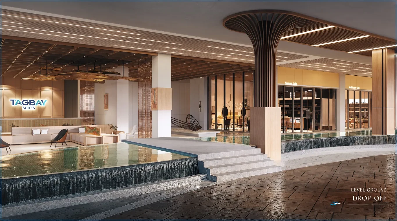 Tagbay Suites arrival lounge