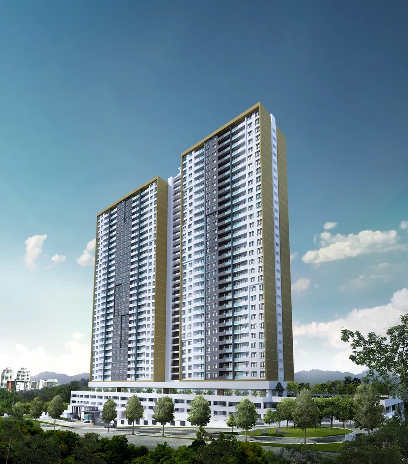 The Terraces Condominium residential towers