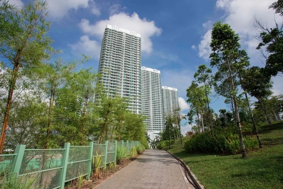 The M residential towers
