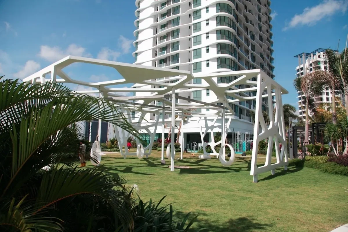 The M landscape pavilion