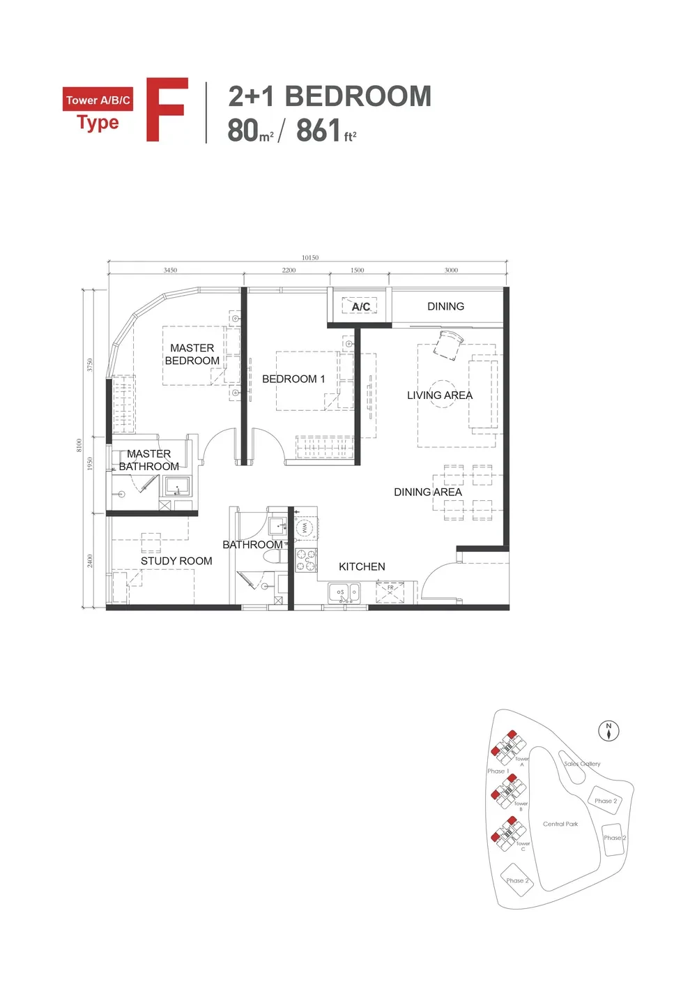 The M Type F floor plan
