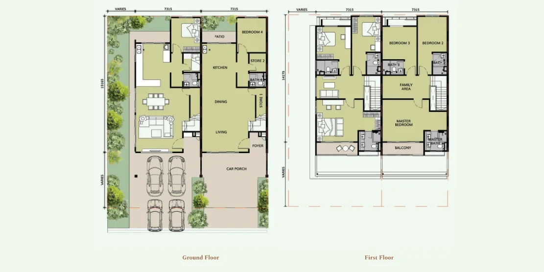 Kew Green at The Kews Palm floor plan