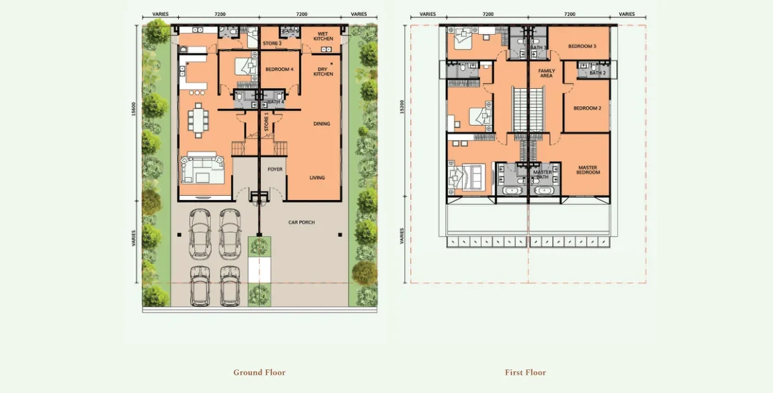 Kew Green at The Kews Cassia floor plan