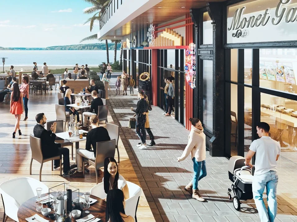 The Pier waterfront retail concept