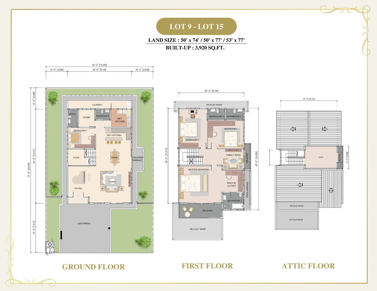 Thompson Prestige Lots 9 to 15 floor plan