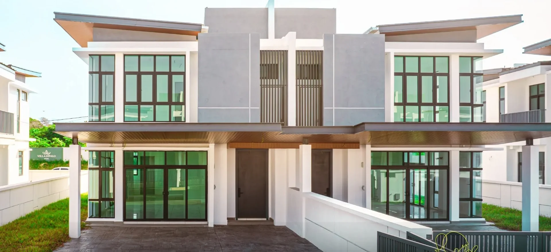 Villa D'Polo semi-detached exterior - project photo
